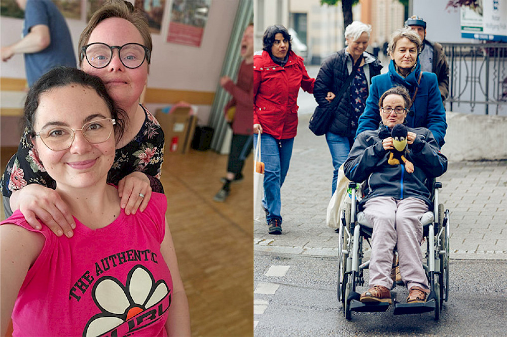 Bild zeigt verschiedene Personen in Alltagssituationen.